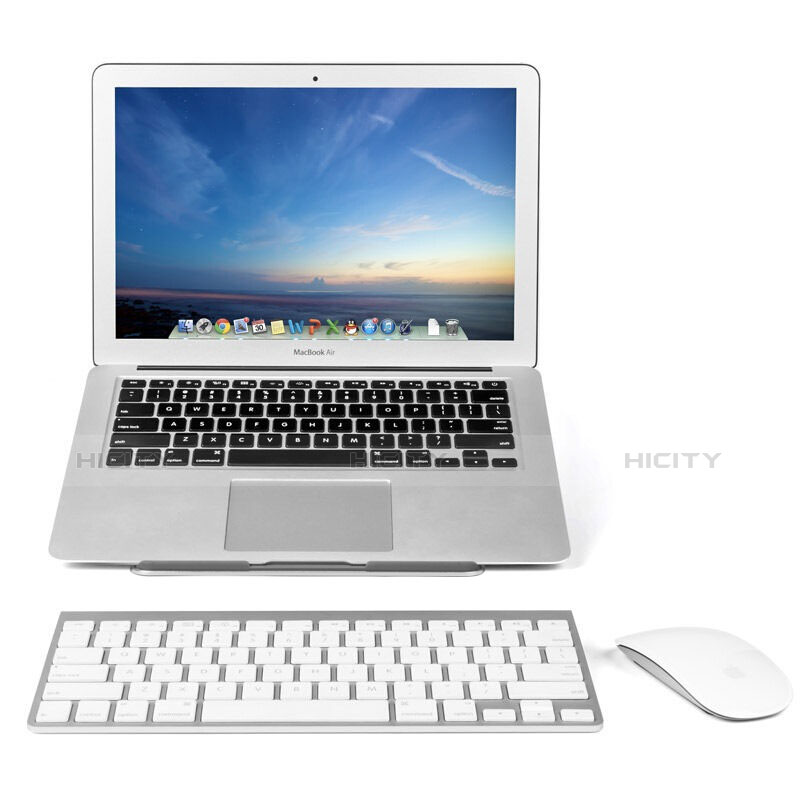 Soporte Ordenador Portatil Universal S05 para Huawei Honor MagicBook 14 Plata