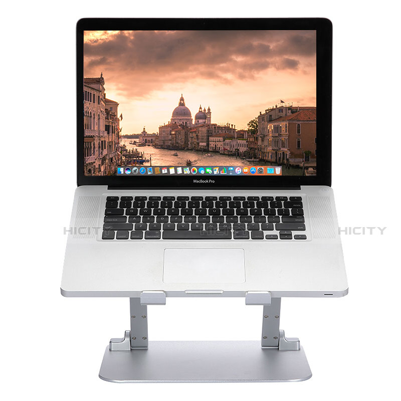 Soporte Ordenador Portatil Universal S08 para Apple MacBook Air 13 pulgadas (2020) Plata