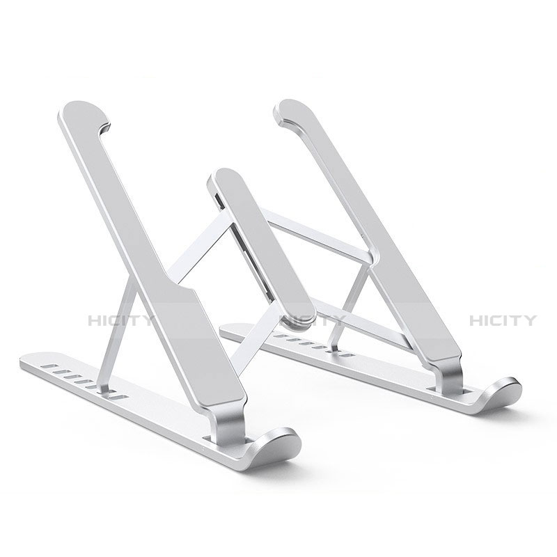 Soporte Ordenador Portatil Universal T01 para Samsung Galaxy Book S 13.3 SM-W767 Plata