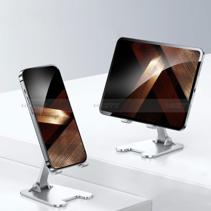 Soporte Universal Sostenedor De Tableta Tablets Flexible D01 para Apple iPad Pro 12.9 (2021) Plata
