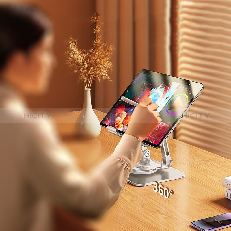 Soporte Universal Sostenedor De Tableta Tablets Flexible D08 para Apple iPad Pro 11 (2022) Plata