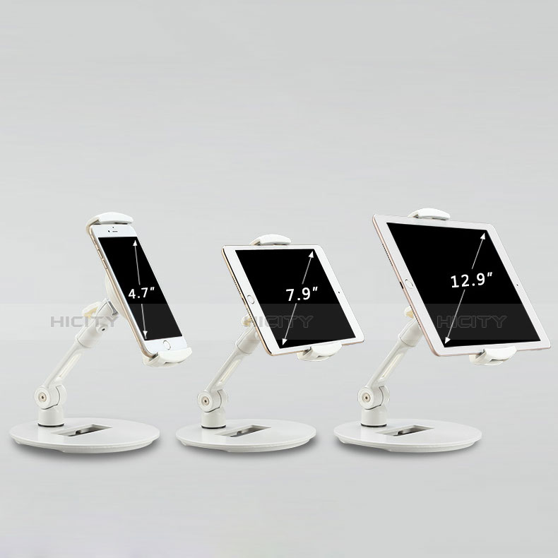 Soporte Universal Sostenedor De Tableta Tablets Flexible H06 para Samsung Galaxy Tab 3 8.0 SM-T311 T310 Blanco