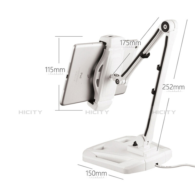 Soporte Universal Sostenedor De Tableta Tablets Flexible H07 para Huawei MediaPad M5 10.8 Blanco