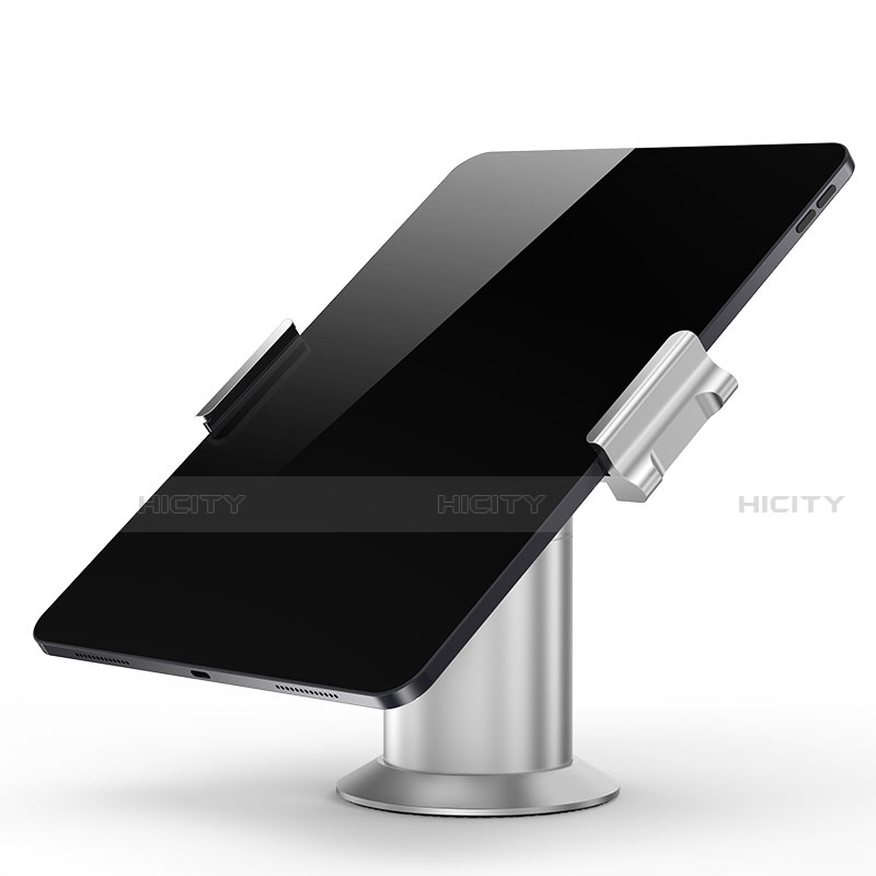 Soporte Universal Sostenedor De Tableta Tablets Flexible K12 para Samsung Galaxy Tab 3 8.0 SM-T311 T310 Plata