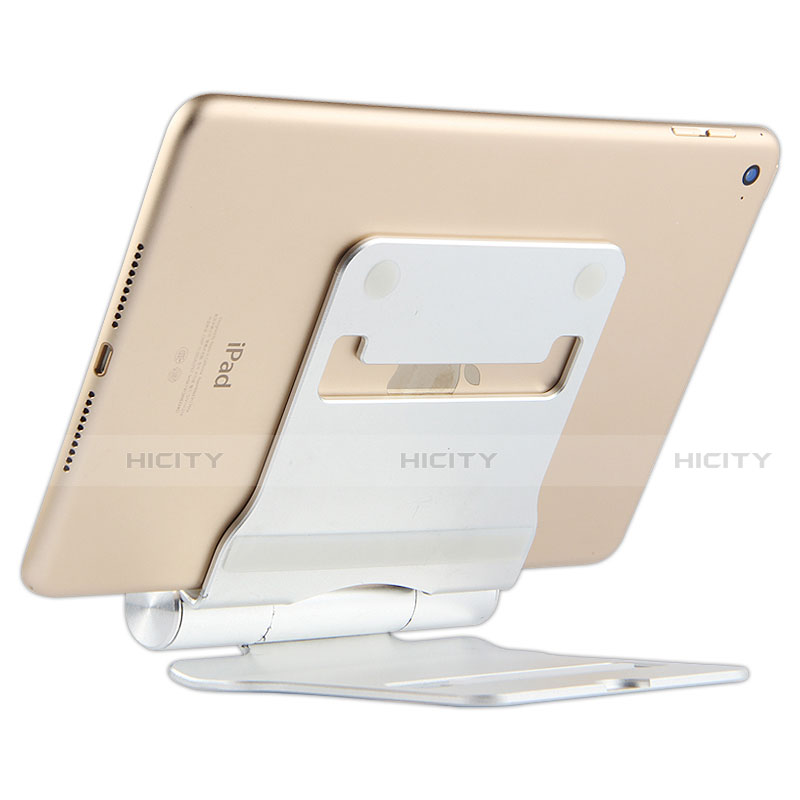 Soporte Universal Sostenedor De Tableta Tablets Flexible K14 para Apple iPad Air 4 10.9 (2020) Plata