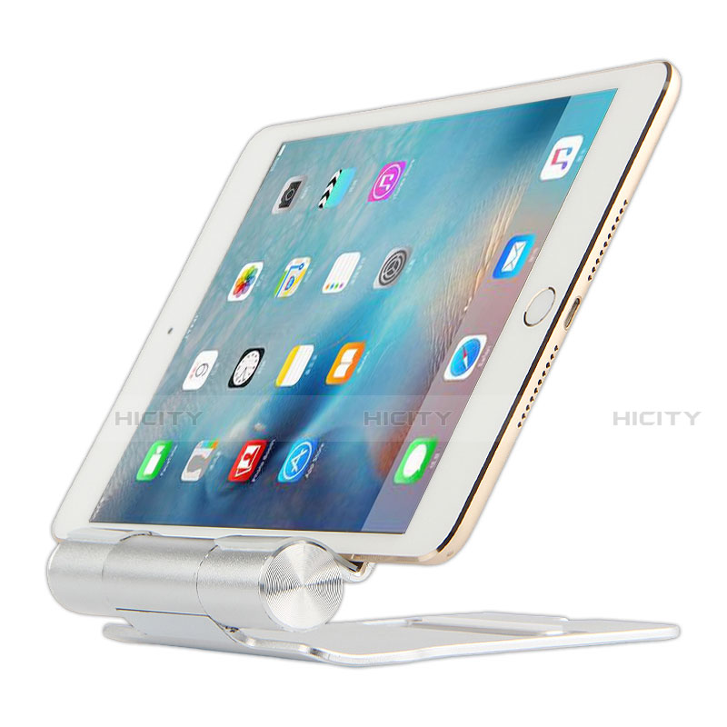 Soporte Universal Sostenedor De Tableta Tablets Flexible K14 para Samsung Galaxy Tab S7 Plus 12.4 Wi-Fi SM-T970 Plata