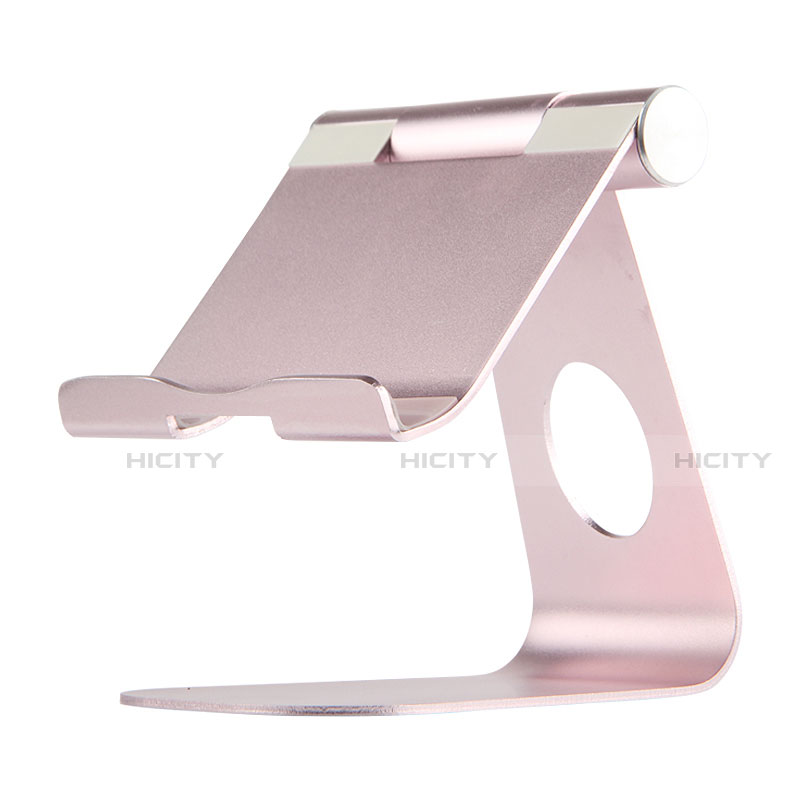 Soporte Universal Sostenedor De Tableta Tablets Flexible K15 para Apple iPad Mini 4 Oro Rosa