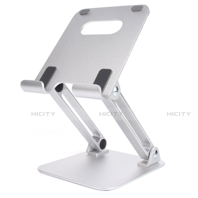 Soporte Universal Sostenedor De Tableta Tablets Flexible K20 para Apple iPad 3 Plata