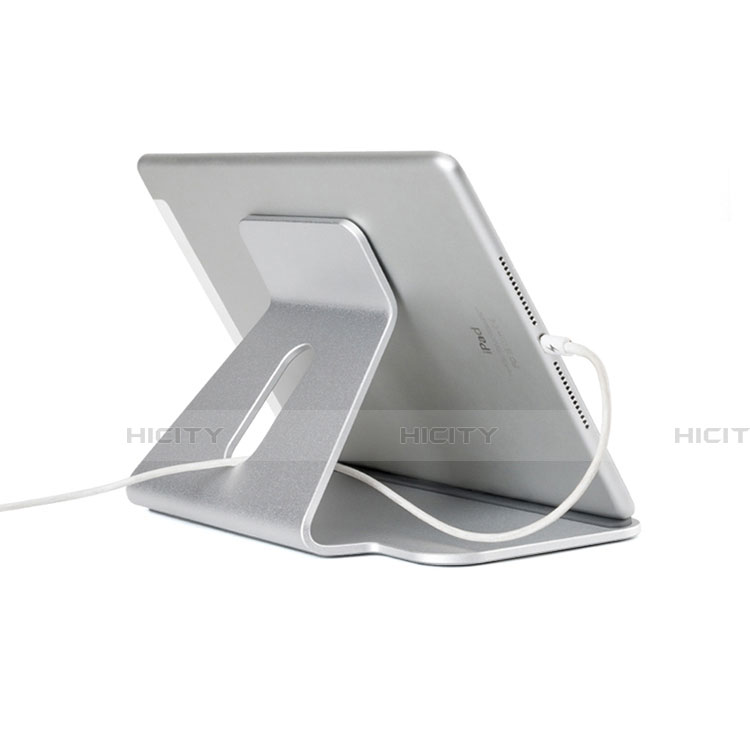 Soporte Universal Sostenedor De Tableta Tablets Flexible K21 para Apple iPad Air 2 Plata