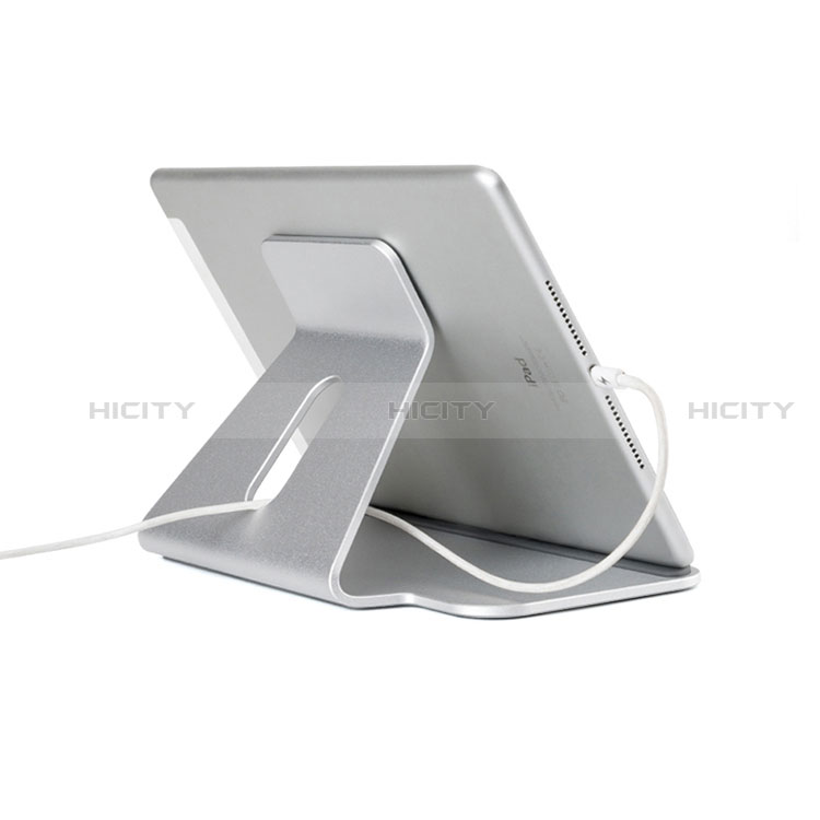 Soporte Universal Sostenedor De Tableta Tablets Flexible K21 para Apple iPad Pro 12.9 (2022) Plata