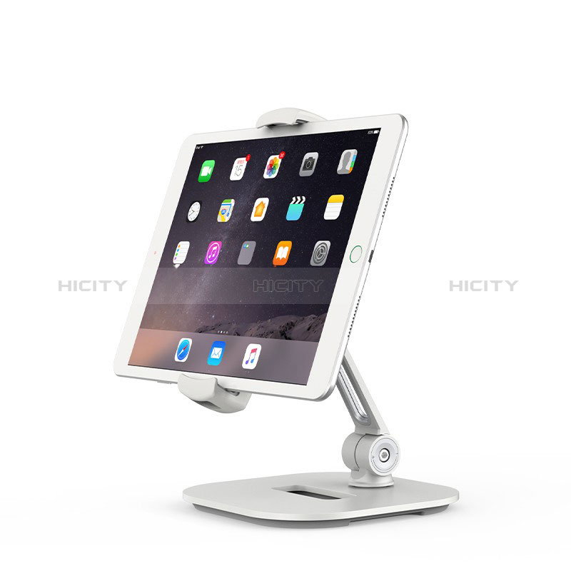 Soporte Universal Sostenedor De Tableta Tablets Flexible T02 para Apple iPad Pro 12.9 (2021) Blanco