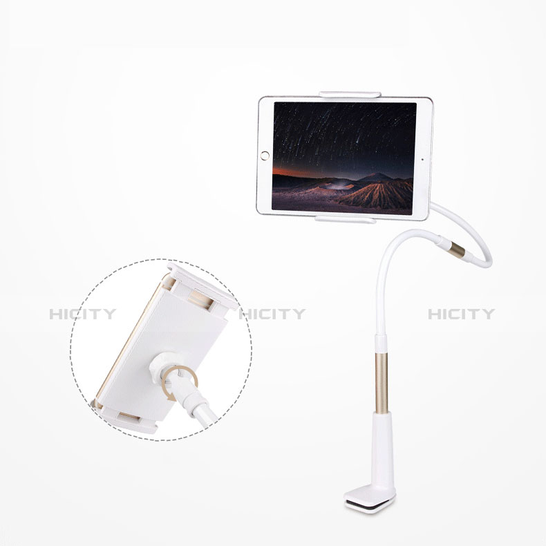 Soporte Universal Sostenedor De Tableta Tablets Flexible T30 para Apple iPad 10.2 (2020) Blanco