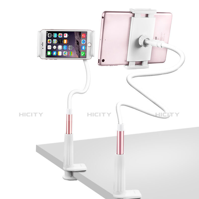 Soporte Universal Sostenedor De Tableta Tablets Flexible T33 para Apple iPad 3 Oro Rosa