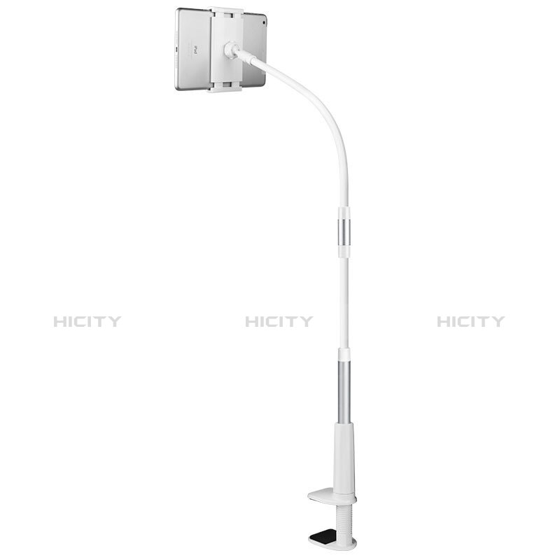 Soporte Universal Sostenedor De Tableta Tablets Flexible T33 para Samsung Galaxy Note 10.1 2014 SM-P600 Plata