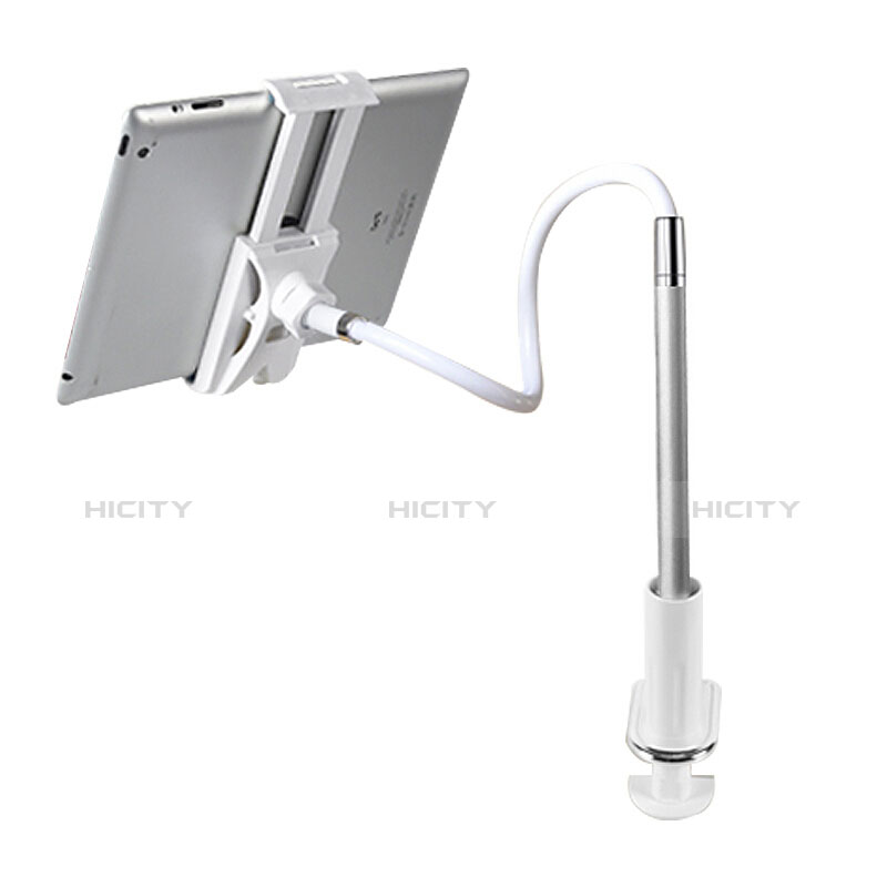 Soporte Universal Sostenedor De Tableta Tablets Flexible T36 para Samsung Galaxy Note 10.1 2014 SM-P600 Plata