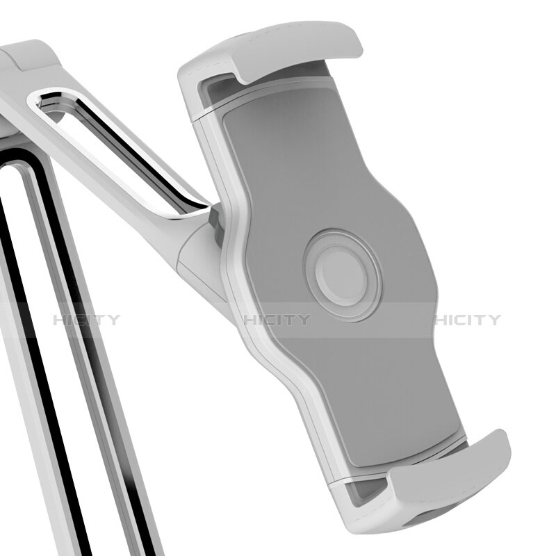 Soporte Universal Sostenedor De Tableta Tablets Flexible T43 para Apple iPad Mini 3 Plata