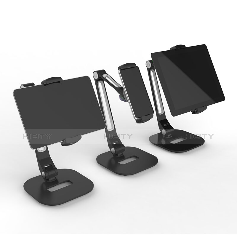 Soporte Universal Sostenedor De Tableta Tablets Flexible T46 para Apple iPad Mini Negro