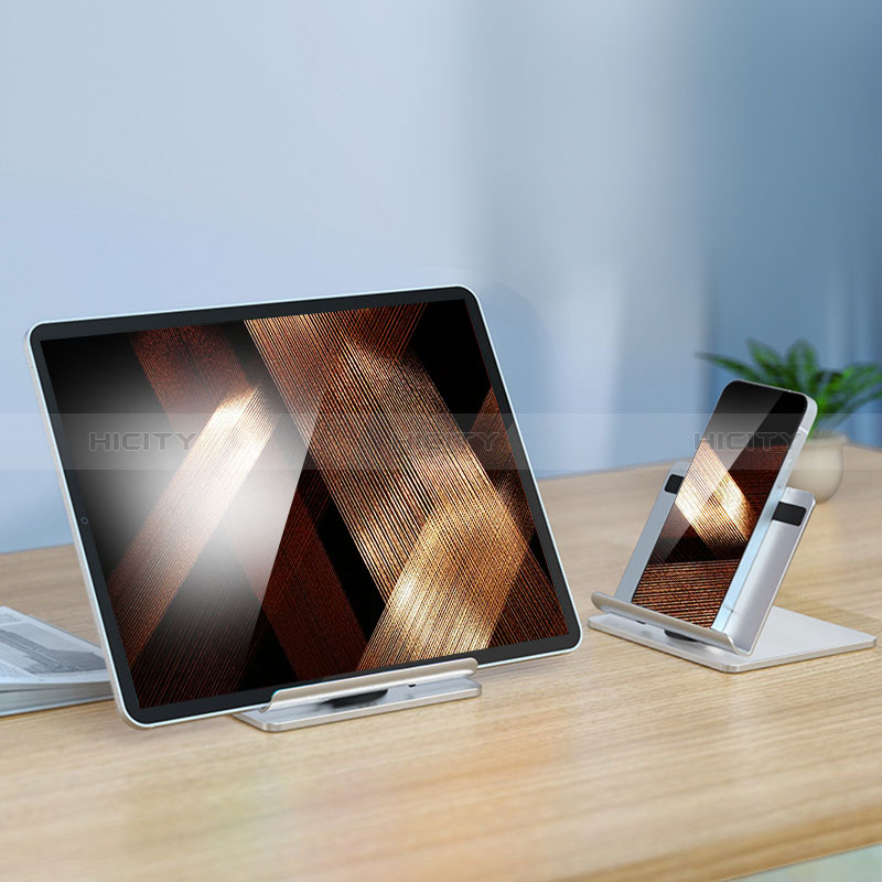 Soporte Universal Sostenedor De Tableta Tablets N02 para Apple iPad Pro 12.9 (2018) Plata