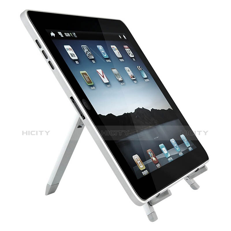 Soporte Universal Sostenedor De Tableta Tablets para Samsung Galaxy Tab S6 Lite 10.4 SM-P610 Plata