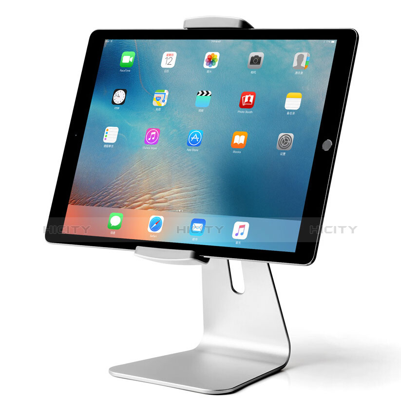 Soporte Universal Sostenedor De Tableta Tablets T24 para Apple iPad Air 10.9 (2020) Plata