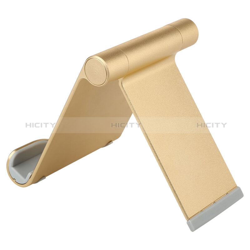 Soporte Universal Sostenedor De Tableta Tablets T27 para Apple iPad 10.2 (2019) Oro