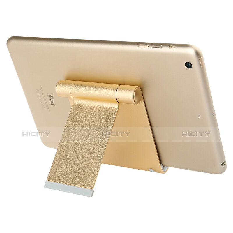 Soporte Universal Sostenedor De Tableta Tablets T27 para Apple iPad 10.2 (2020) Oro