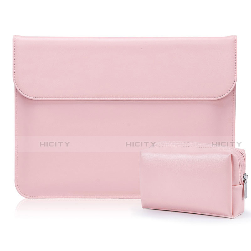 Suave Cuero Bolsillo Funda L01 para Samsung Galaxy Book Flex 13.3 NP930QCG Rosa