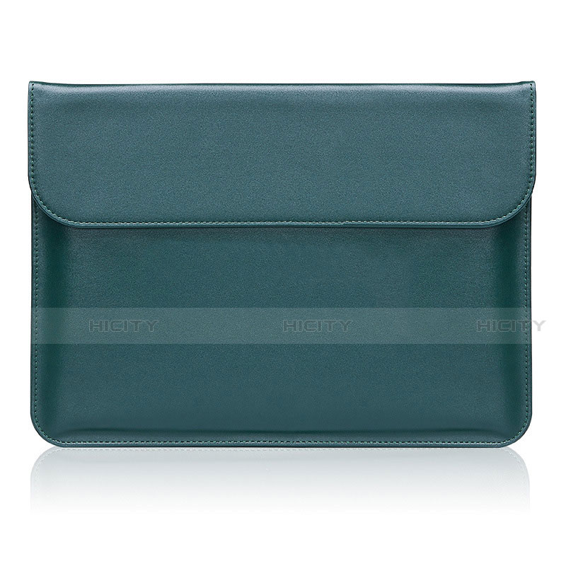 Suave Cuero Bolsillo Funda L02 para Huawei Honor MagicBook 15 Verde