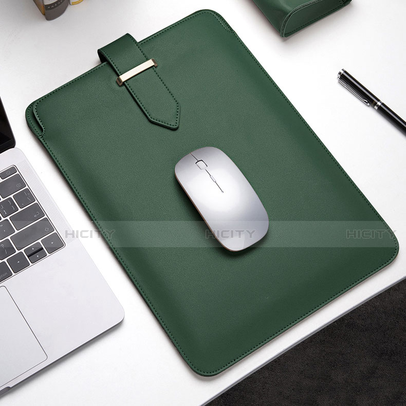Suave Cuero Bolsillo Funda L04 para Apple MacBook Pro 15 pulgadas