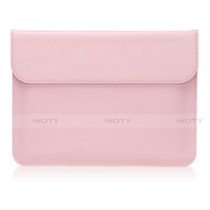 Suave Cuero Bolsillo Funda L04 para Huawei Matebook D14 (2020) Rosa