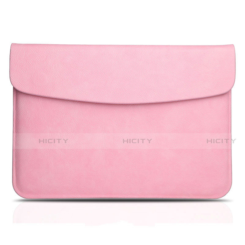 Suave Cuero Bolsillo Funda L06 para Apple MacBook 12 pulgadas Rosa