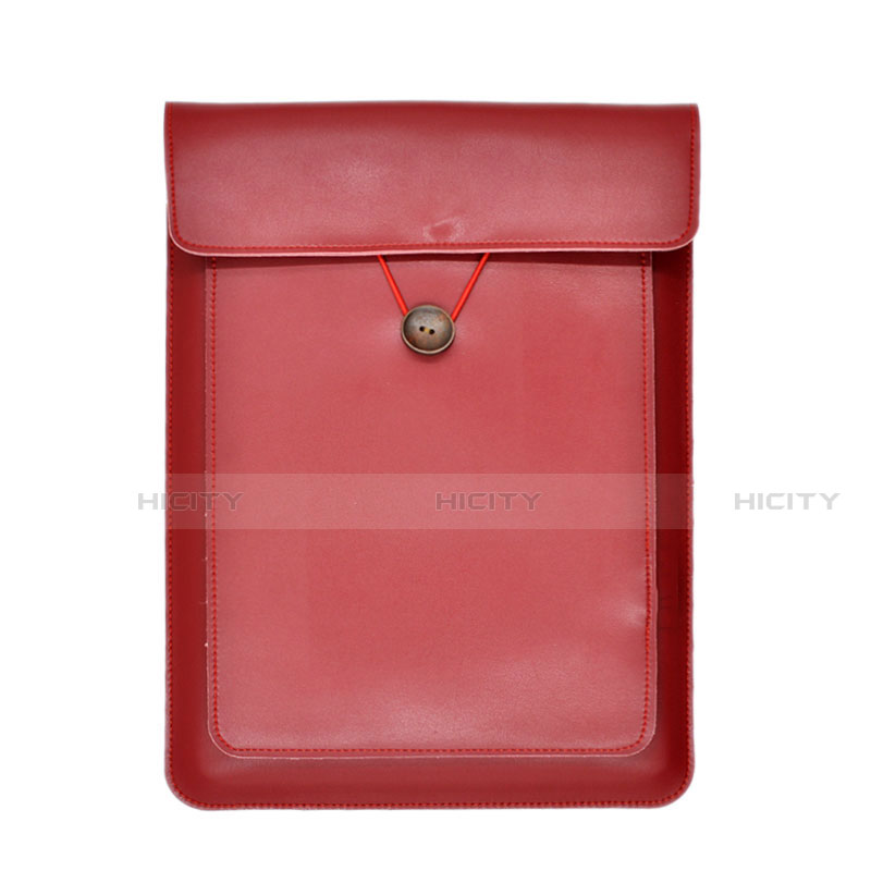 Suave Cuero Bolsillo Funda L09 para Apple MacBook Air 11 pulgadas Rojo