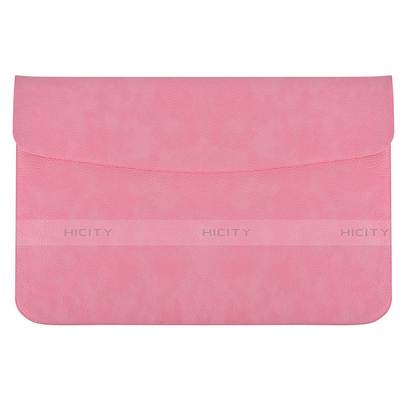 Suave Cuero Bolsillo Funda L15 para Apple MacBook 12 pulgadas Rosa