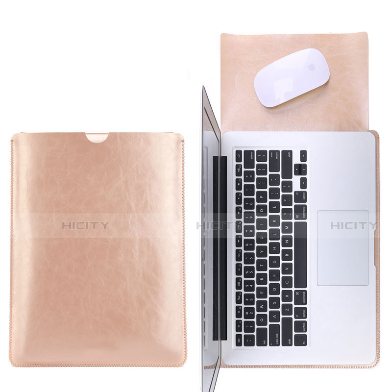 Suave Cuero Bolsillo Funda L17 para Apple MacBook 12 pulgadas