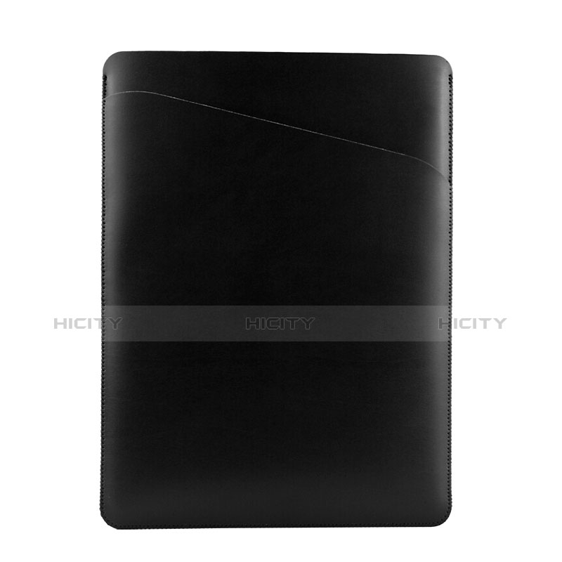 Suave Cuero Bolsillo Funda para Apple iPad Air Negro