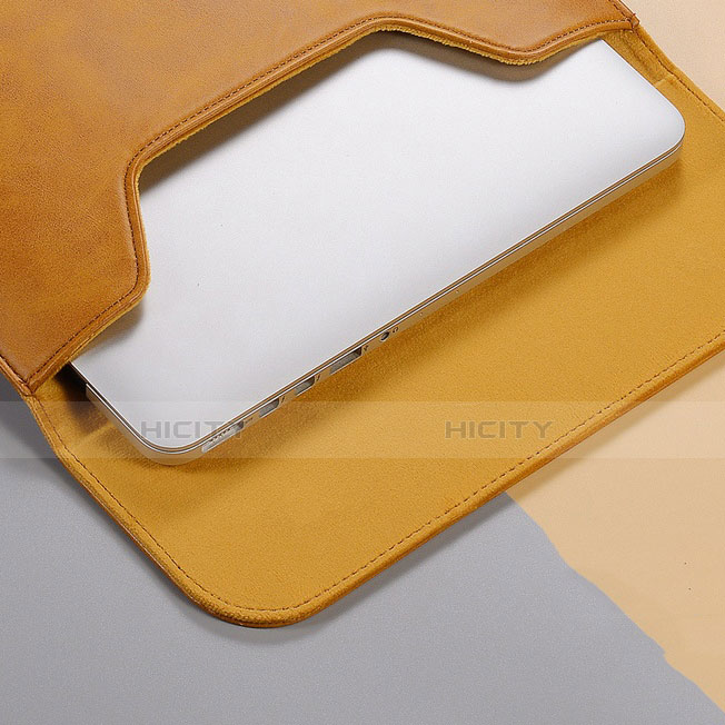 Suave Cuero Bolsillo Funda para Apple MacBook Air 13.3 pulgadas (2018)