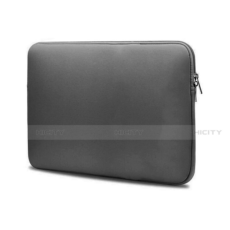 Suave Terciopelo Tela Bolsa Funda L04 para Huawei Honor MagicBook 14 Gris