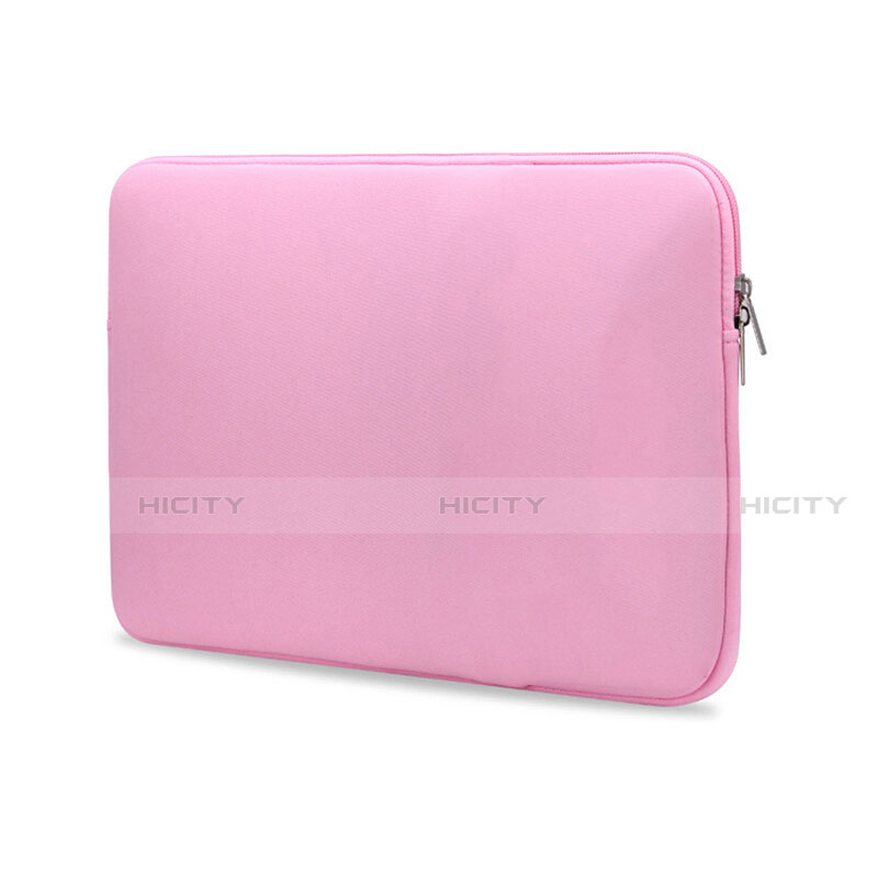 Suave Terciopelo Tela Bolsa Funda L04 para Huawei Honor MagicBook 14 Rosa