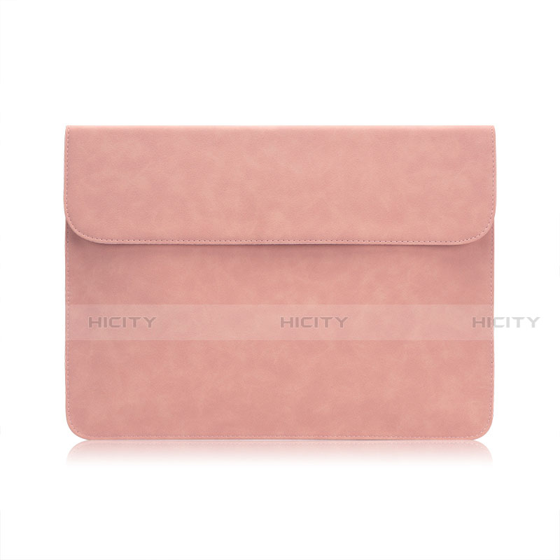 Suave Terciopelo Tela Bolsa Funda para Huawei Honor MagicBook 15 Rosa