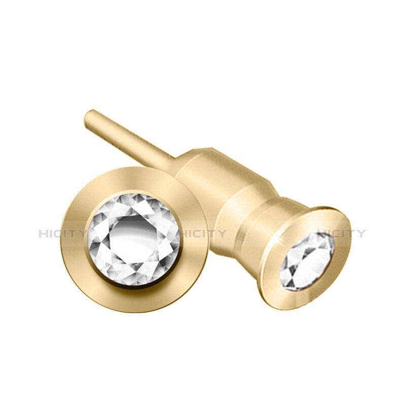 Tapon Antipolvo Jack 3.5mm Android Apple Universal D02 Oro