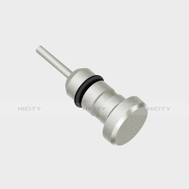 Tapon Antipolvo Jack 3.5mm Android Apple Universal D04 Plata