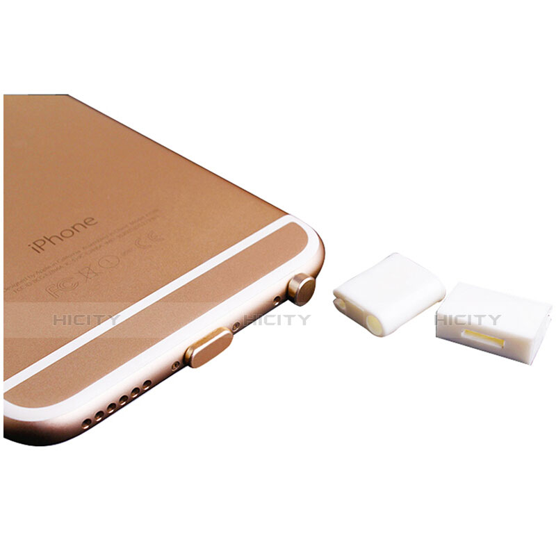 Tapon Antipolvo Lightning USB Jack J02 para Apple iPad 10.2 (2020) Oro