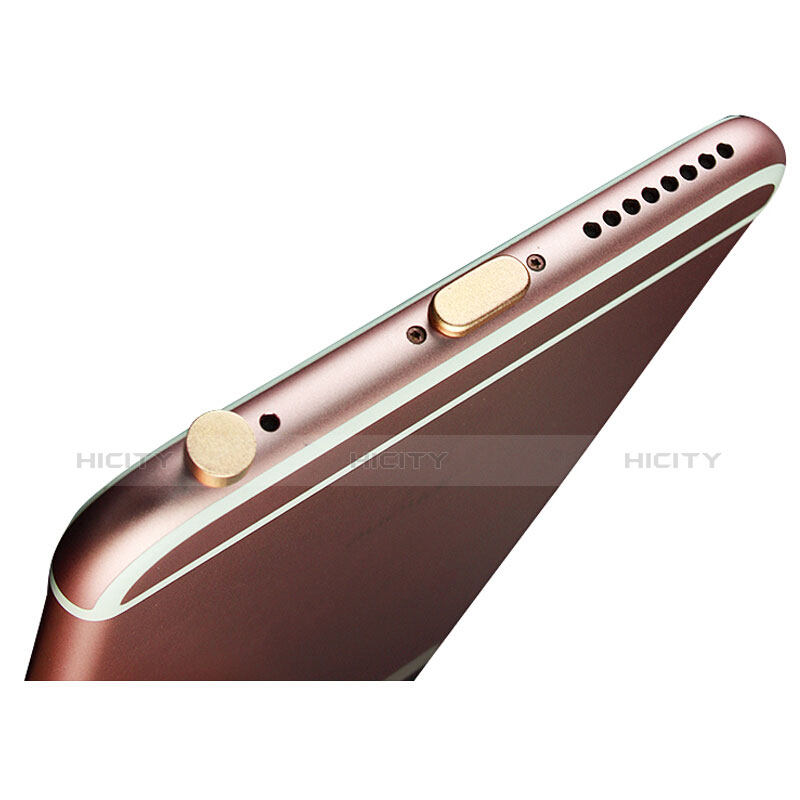 Tapon Antipolvo Lightning USB Jack J02 para Apple iPhone 5C Oro