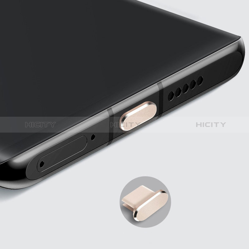 Tapon Antipolvo USB-C Jack Type-C Universal H08 para Apple iPad Pro 11 (2021) Oro