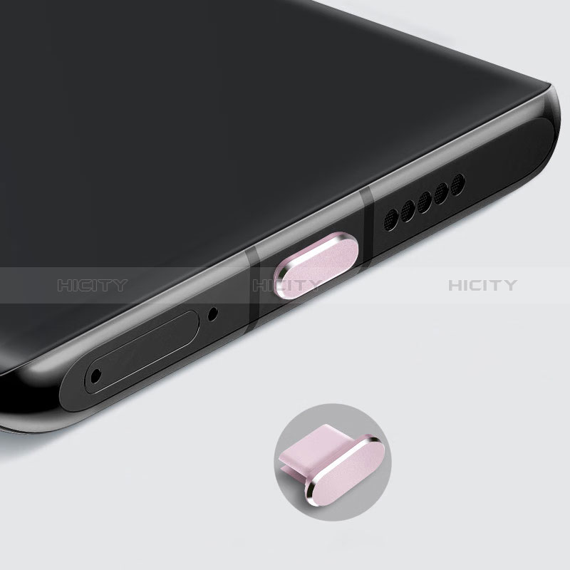 Tapon Antipolvo USB-C Jack Type-C Universal H08 para Apple iPad Pro 11 (2022) Oro Rosa