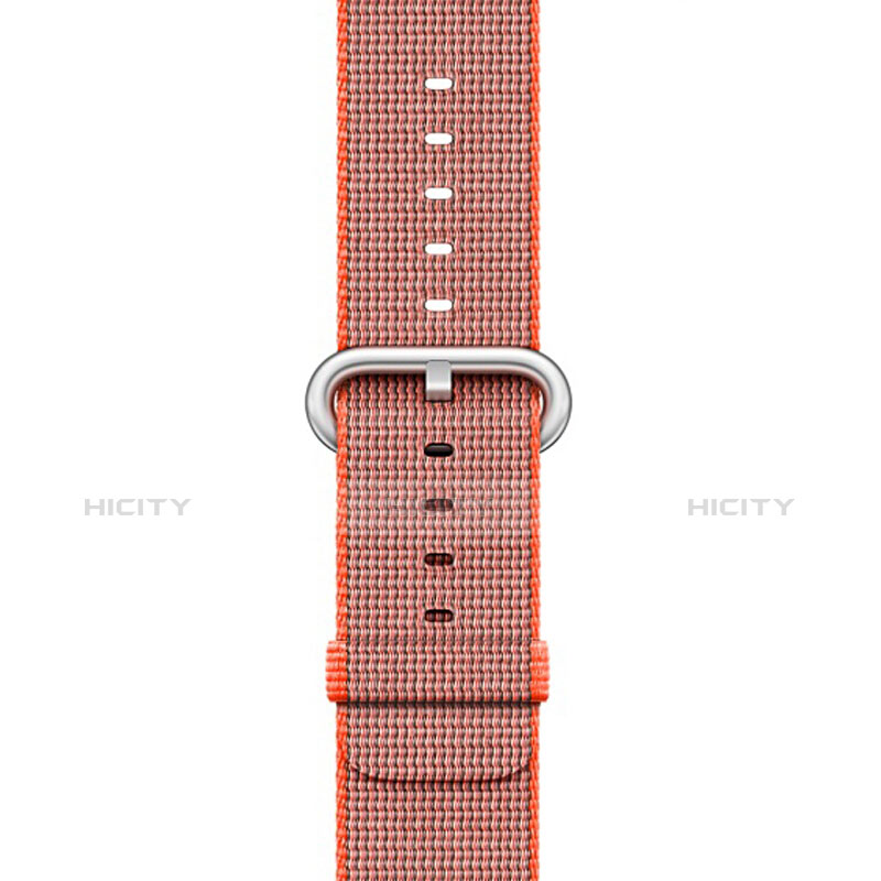 Tela Correa De Reloj Eslabones Pulsera para Apple iWatch 2 38mm Naranja