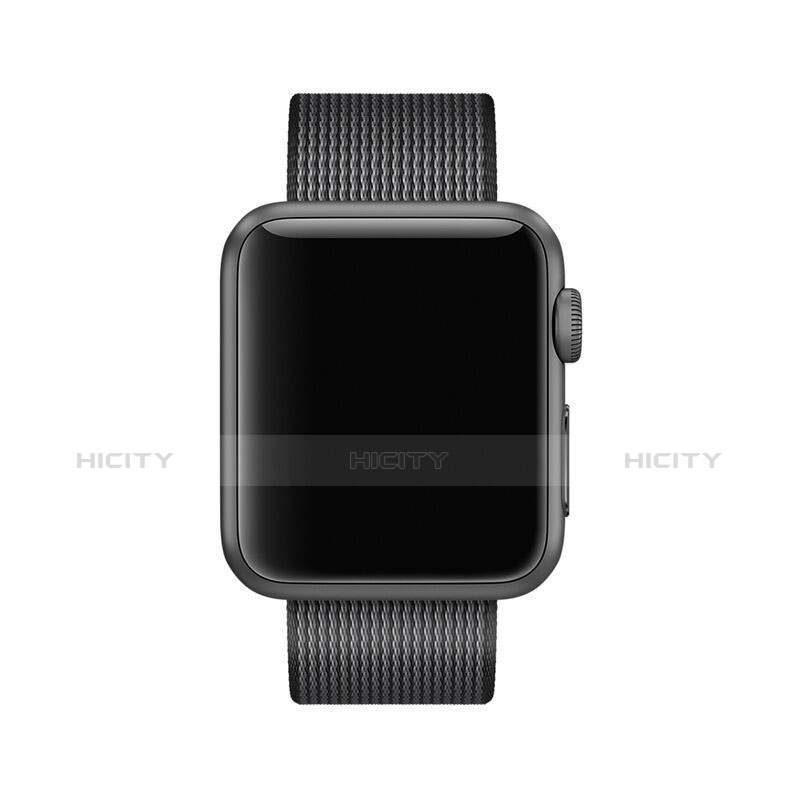 Tela Correa De Reloj Pulsera Eslabones para Apple iWatch 2 42mm Negro